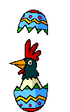 rooster,-cearc,-chick íomhánna-beoite-gif